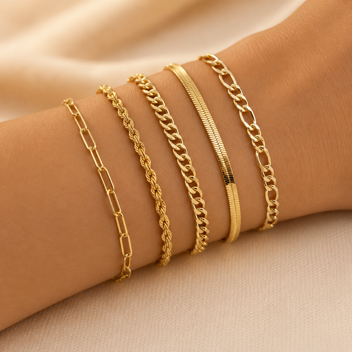 Ellis™ | Armbåndsett i gull